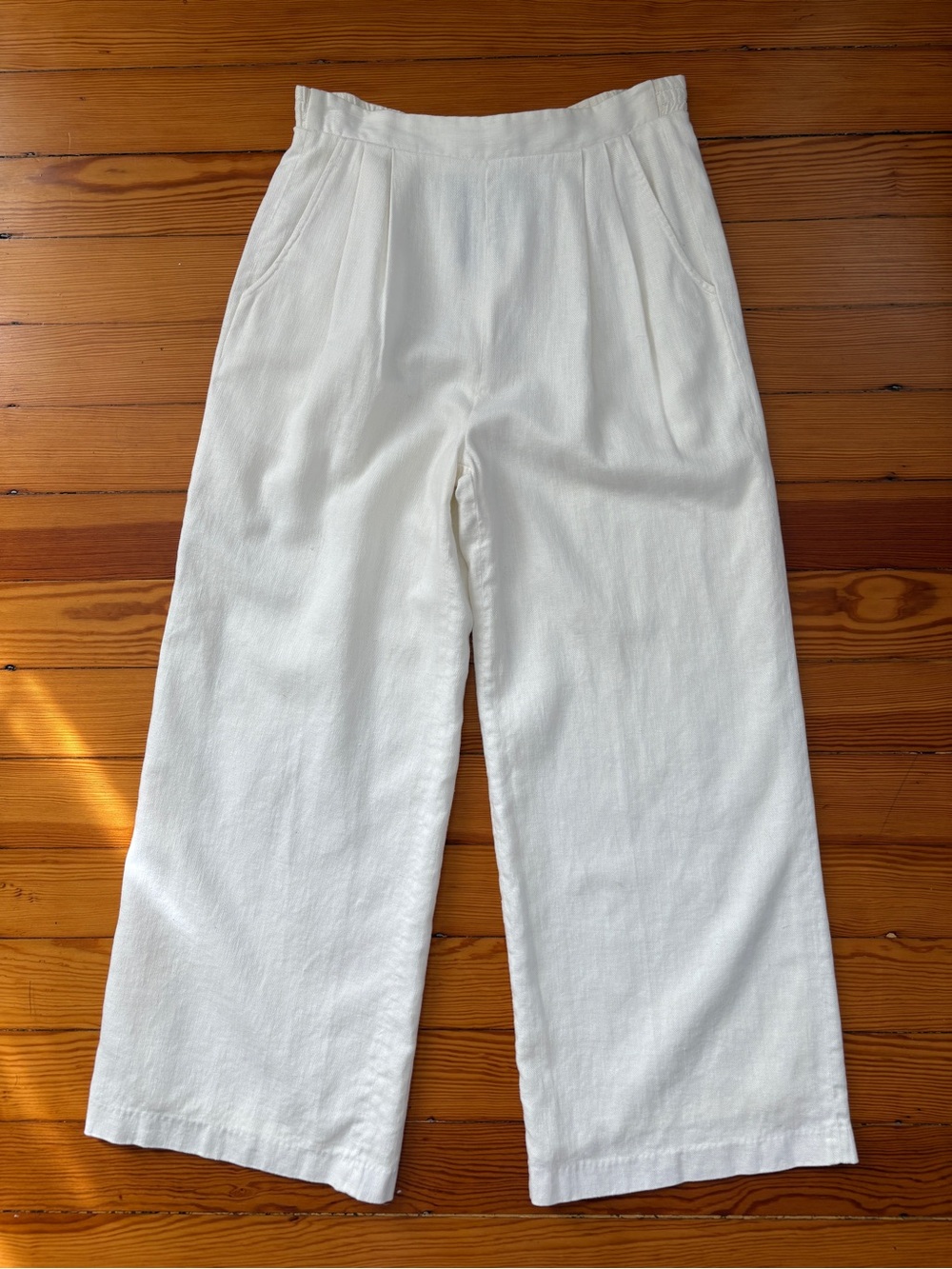Vintage I.B. Diffusion High-Rise Lined Linen Blend Pants 80s/90s